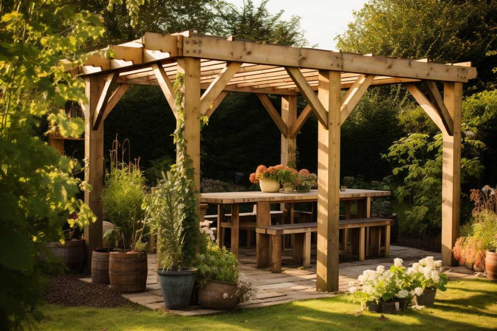 Fabriquer Une Pergola Avec Des Palettes