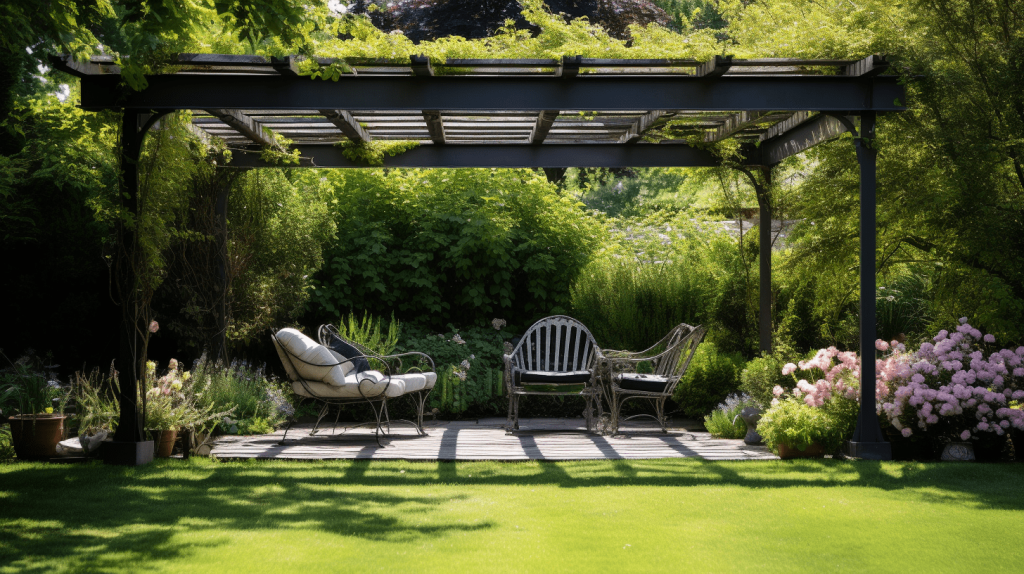 Fabriquer une pergola en fer sans soudure grâce à un assemblage simple